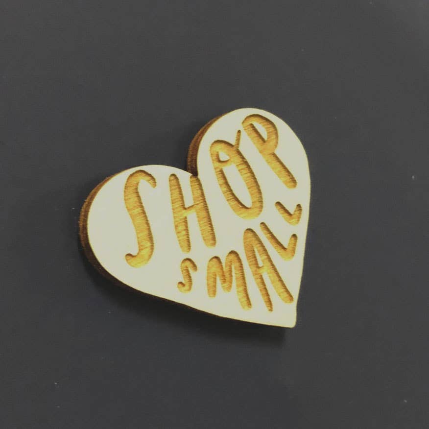 SnowMade - Shop Small Pin