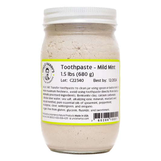 Uncle Harry's Toothpaste - Bulk OZ