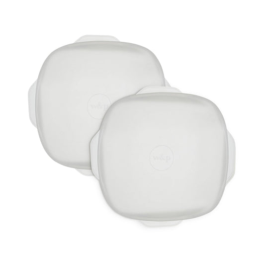 W&P - Reusable Silicone Stretch Brownie Baking Lids - Set of 2