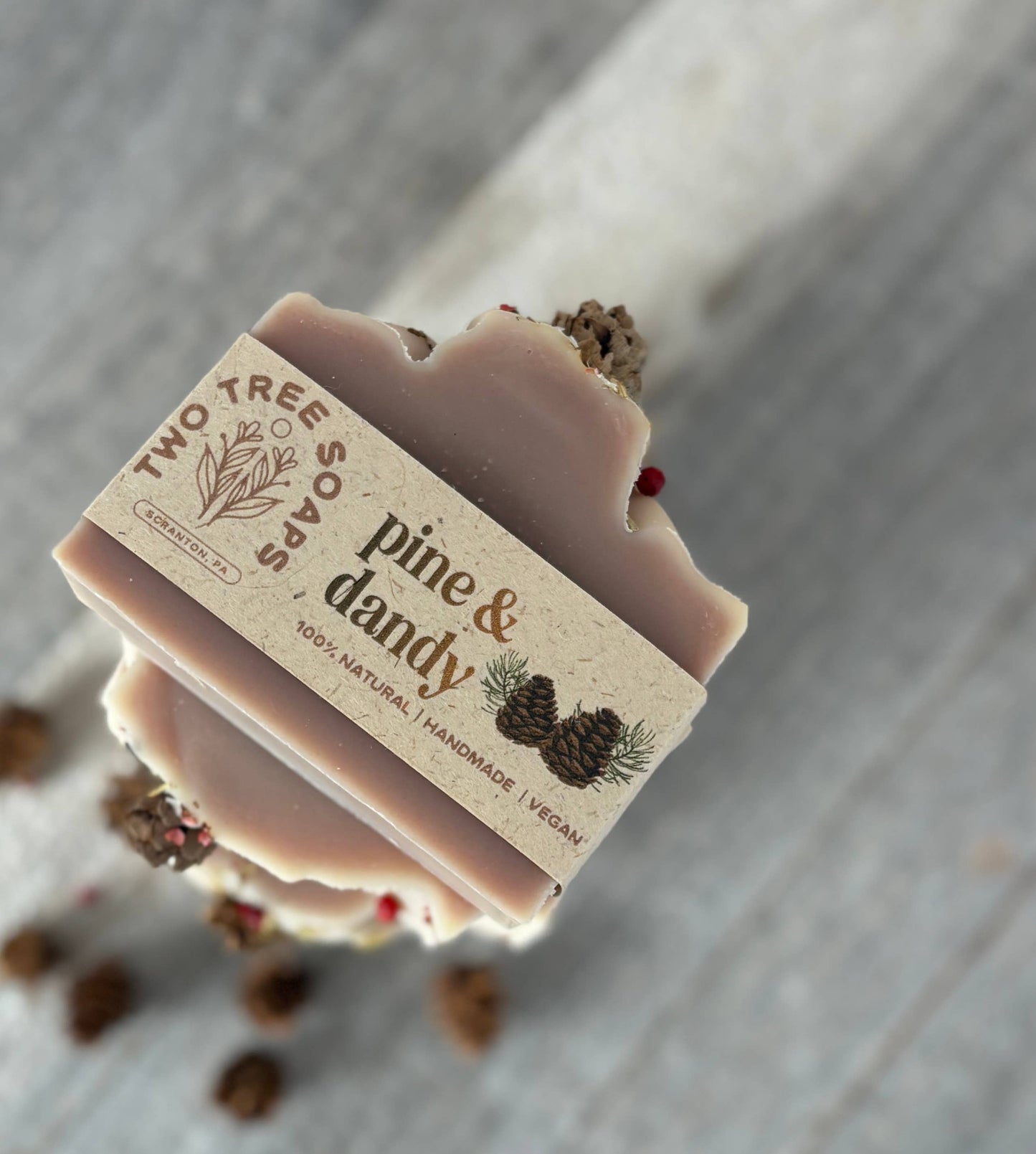 Two Tree Soaps - Pine & Dandy - Natural Handmade Bar Soap
