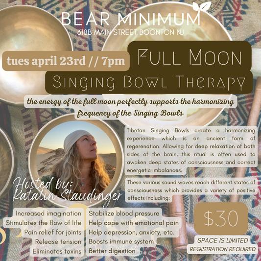 4/23 - Full Moon Singing Bowls