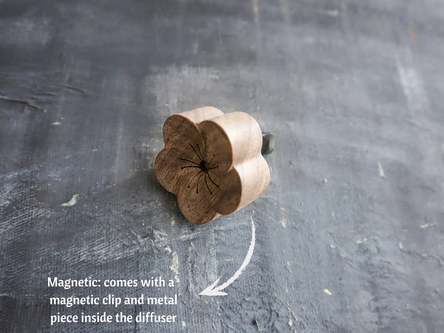 Plantish - Wooden Essential Oil Diffuser for Car
