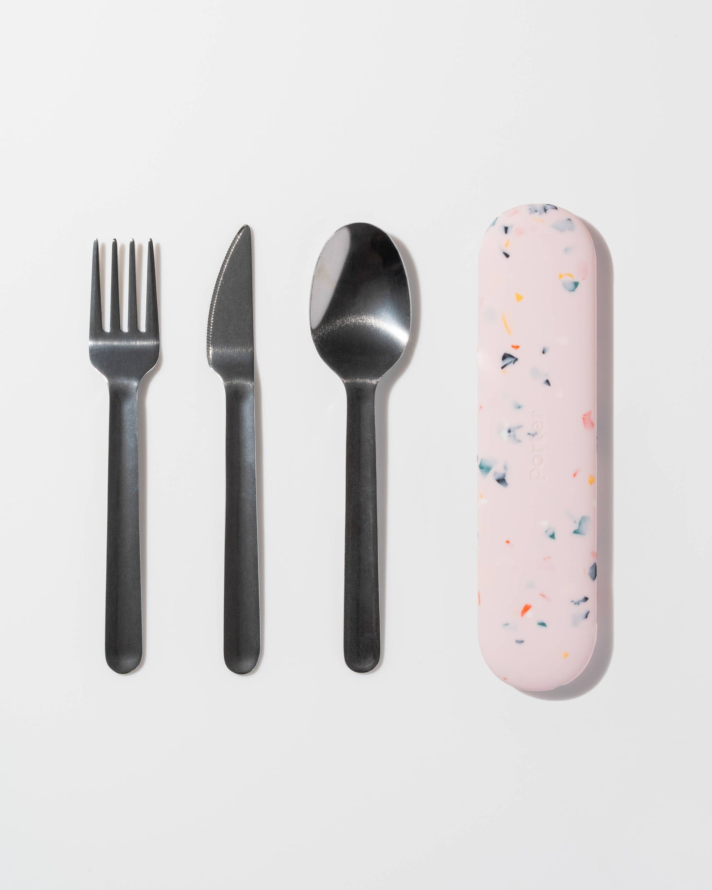 W&P - Stainless Steel Utensil Set in Silicone Carry Case