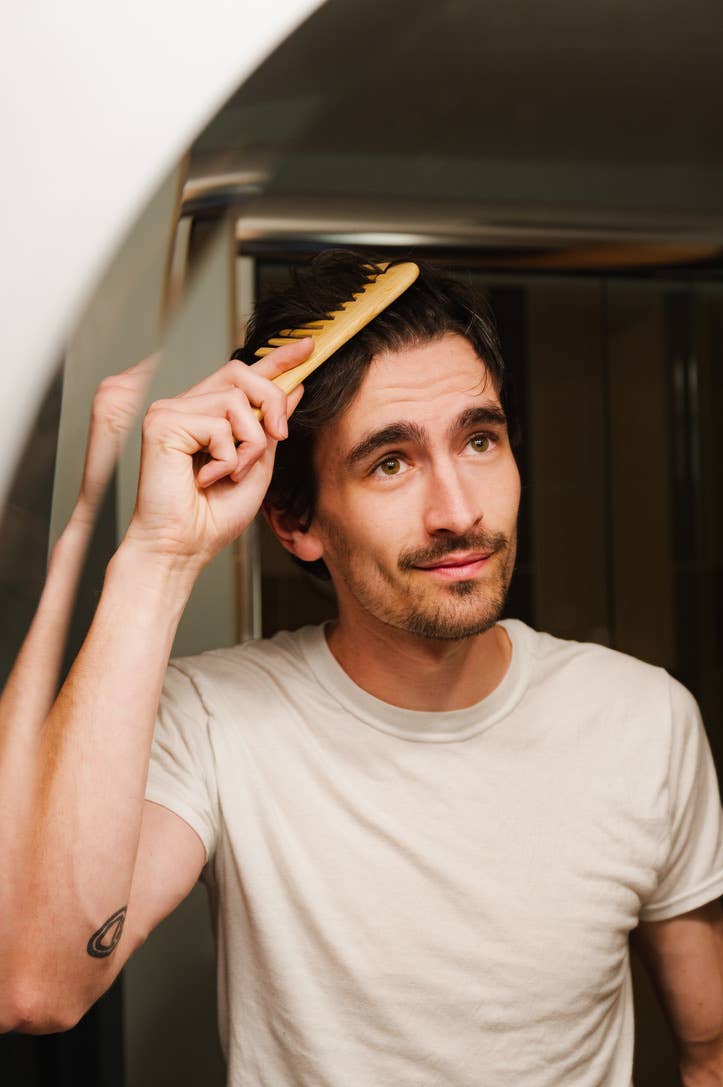 Bamboo Switch - Bamboo Detangling Wide Comb, Flat Teeth