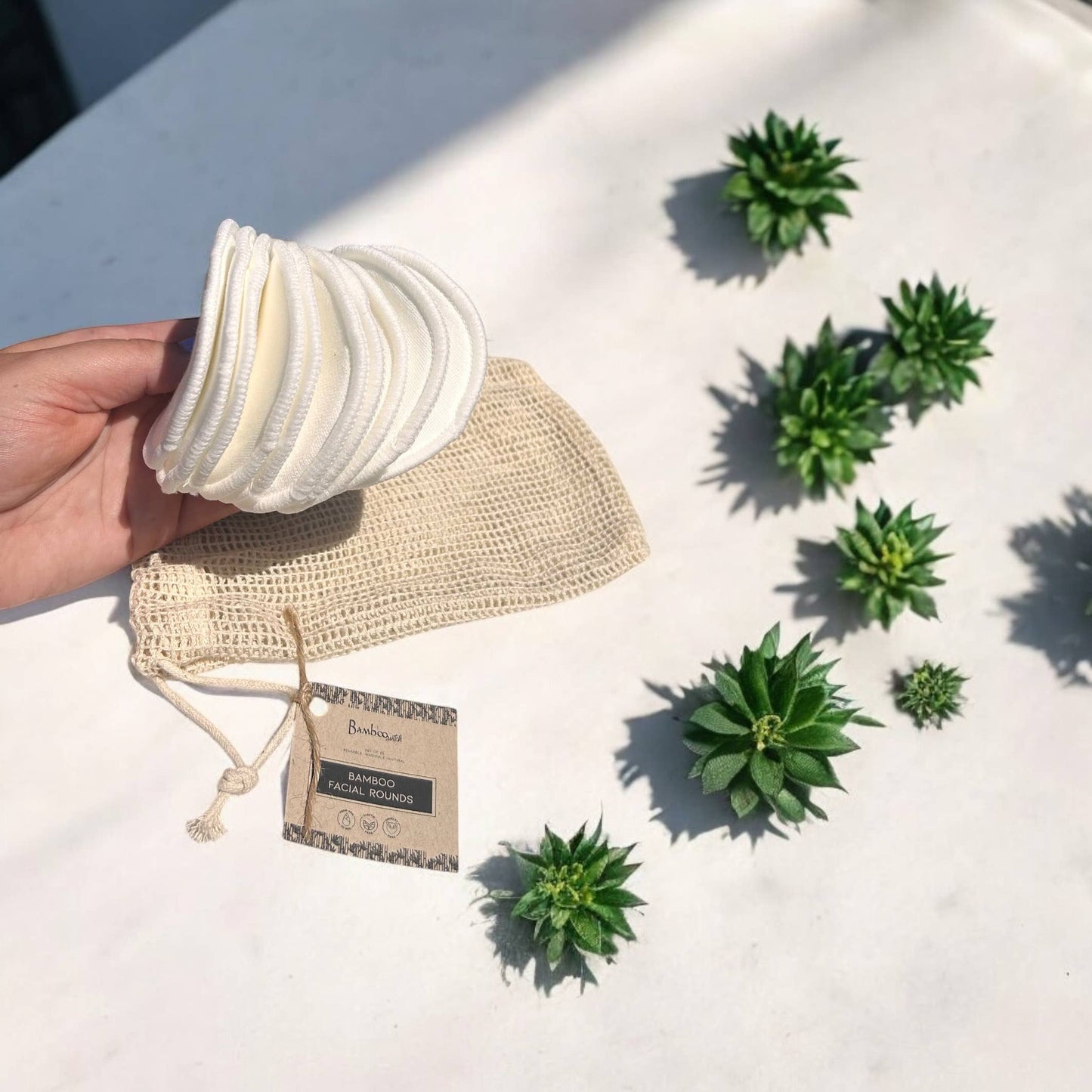 Bamboo Switch - Reusable Bamboo Cotton Facial Rounds