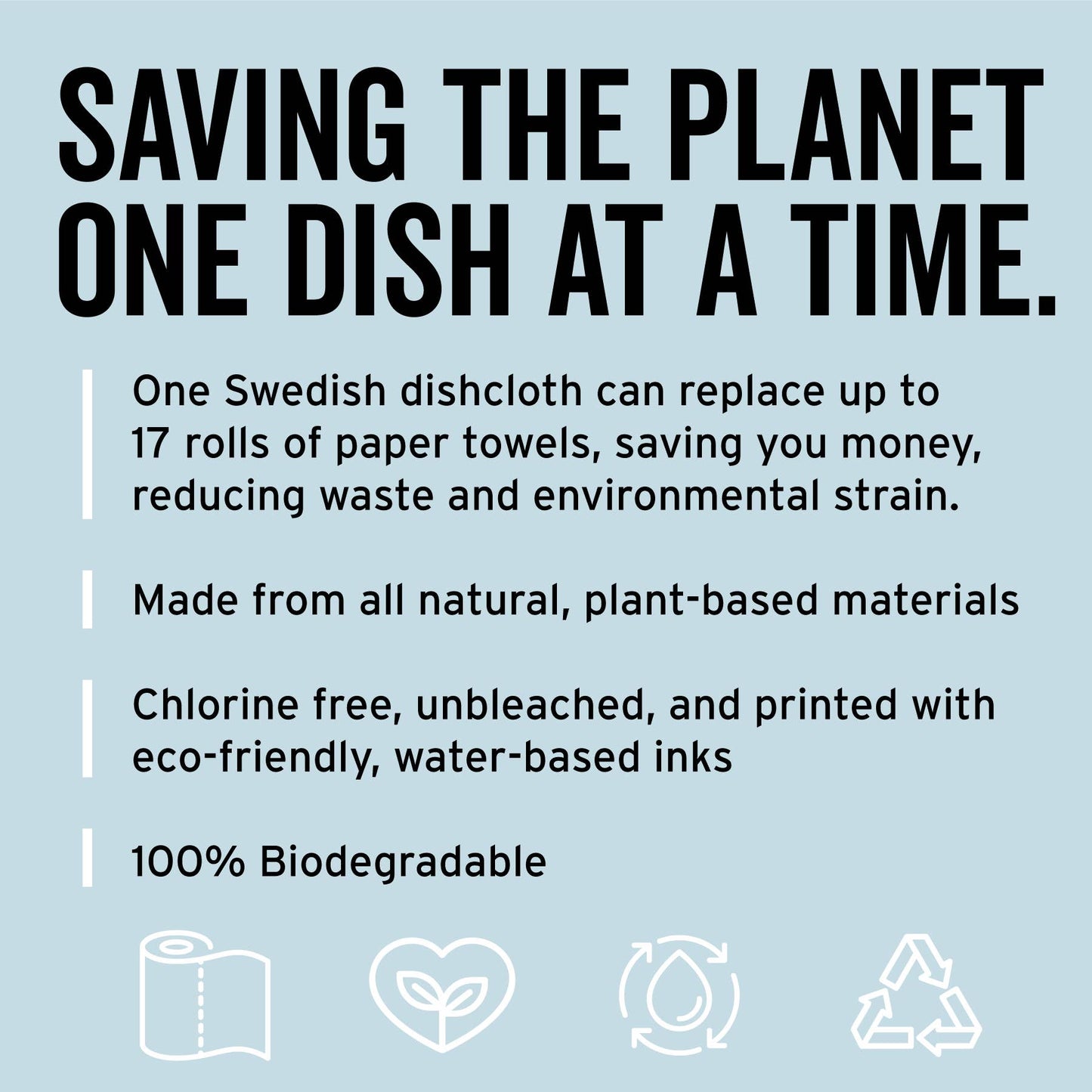 RubiaRojo - Festive AF holiday Swedish dishcloth | Stocking Stuffer
