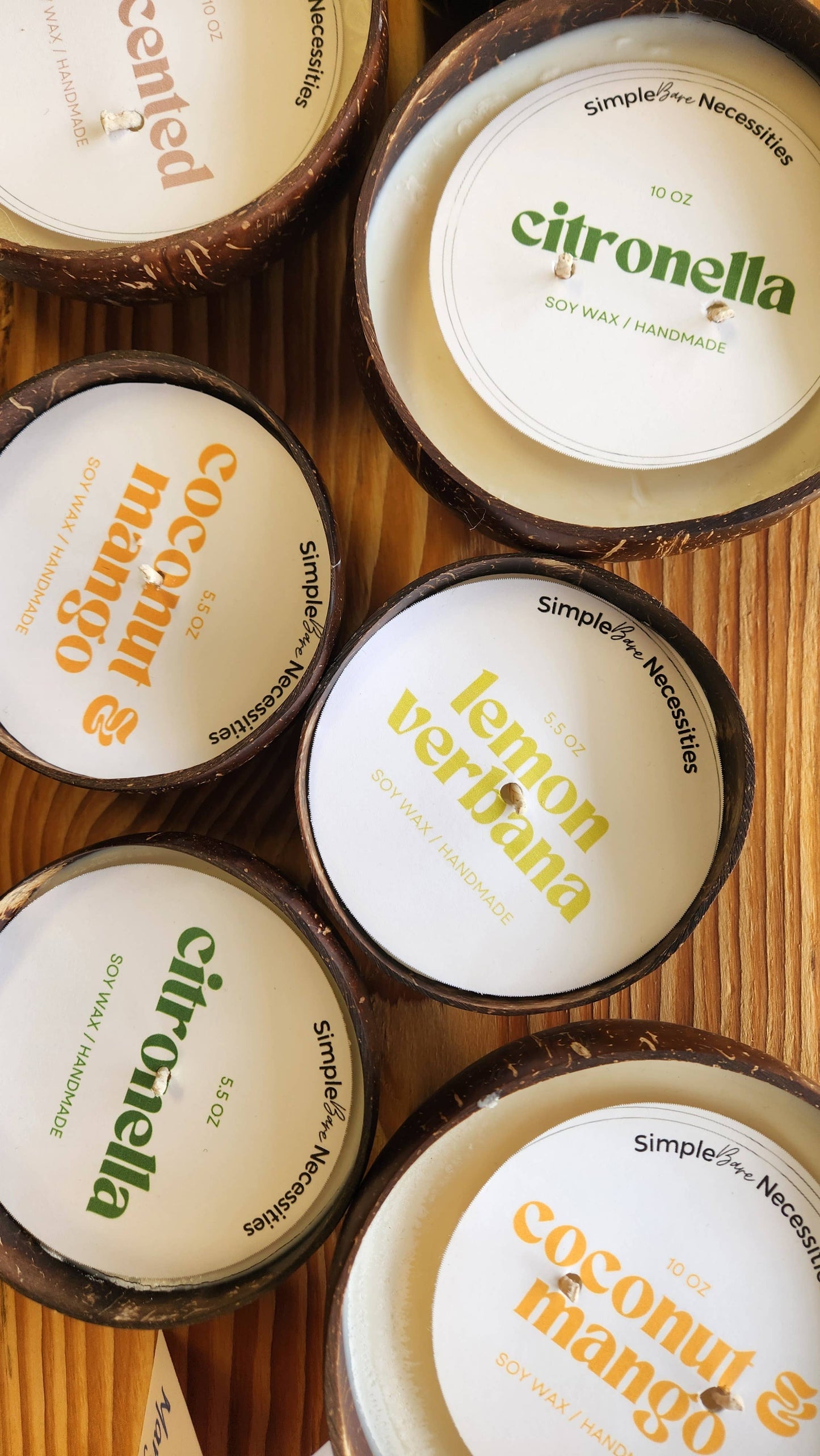 Simple Bare Necessities - Coconut Candles | Summer Collection