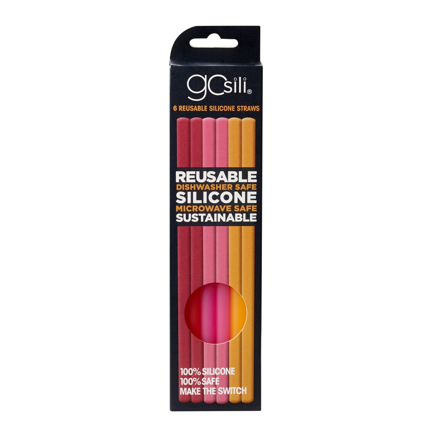 GoSili - Standard Size Straw - Pack of 6