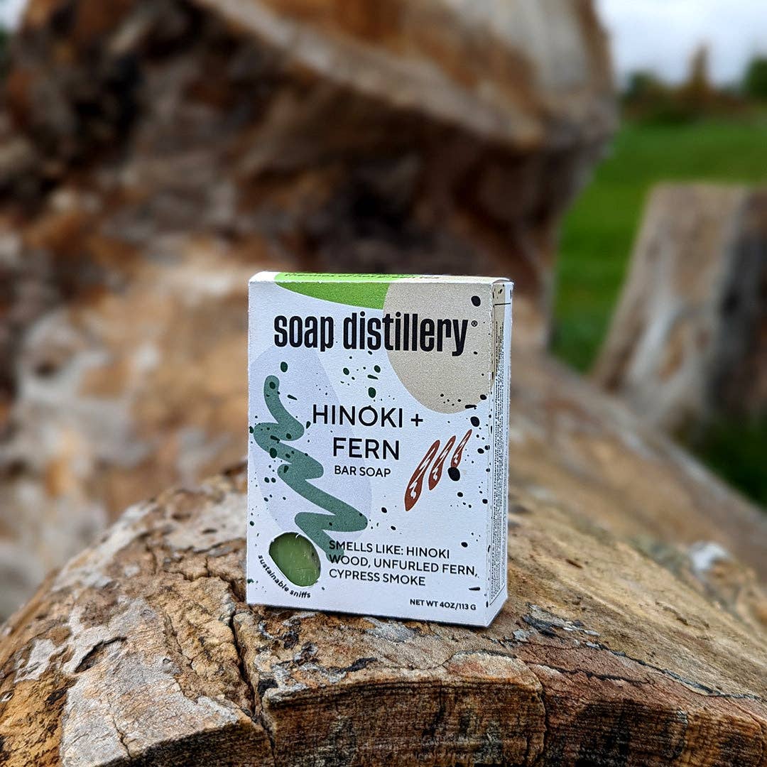 Soap Distillery - Hinoki + Fern Bar Soap