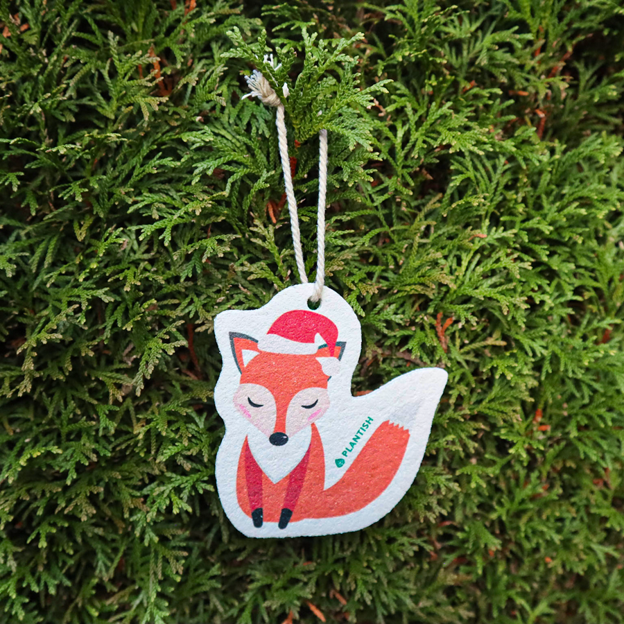 Plantish -Holiday Ornaments Pop up Sponge