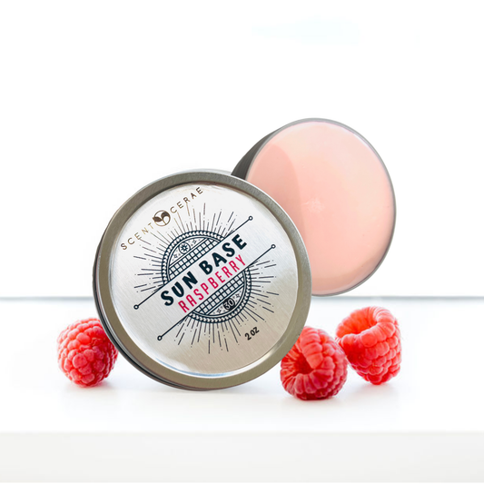 Scentcerae - Sun Base Raspberry Zinc Natural Sun Protection Tin
