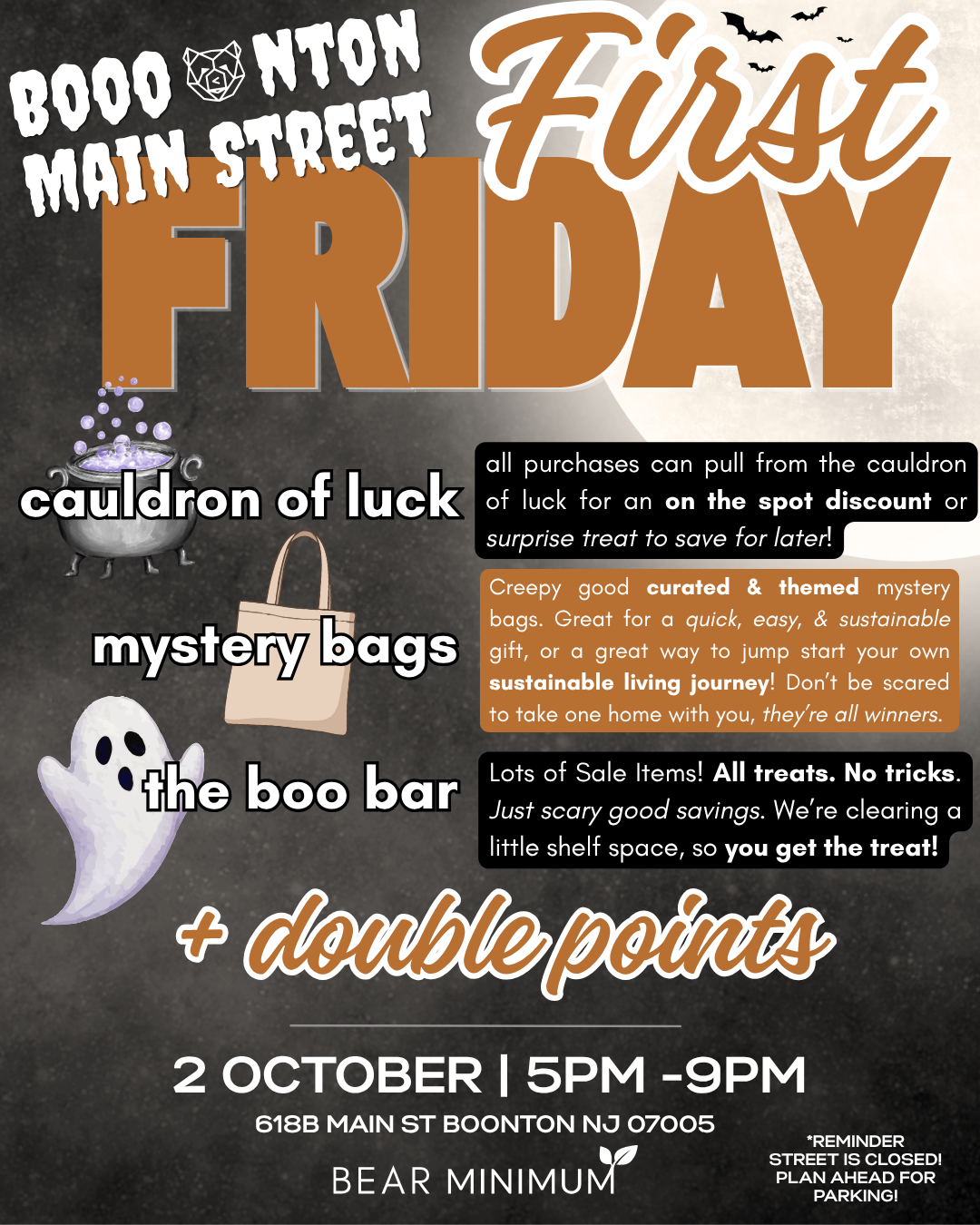 10/2 First Friday on BOOOONTON Main Street