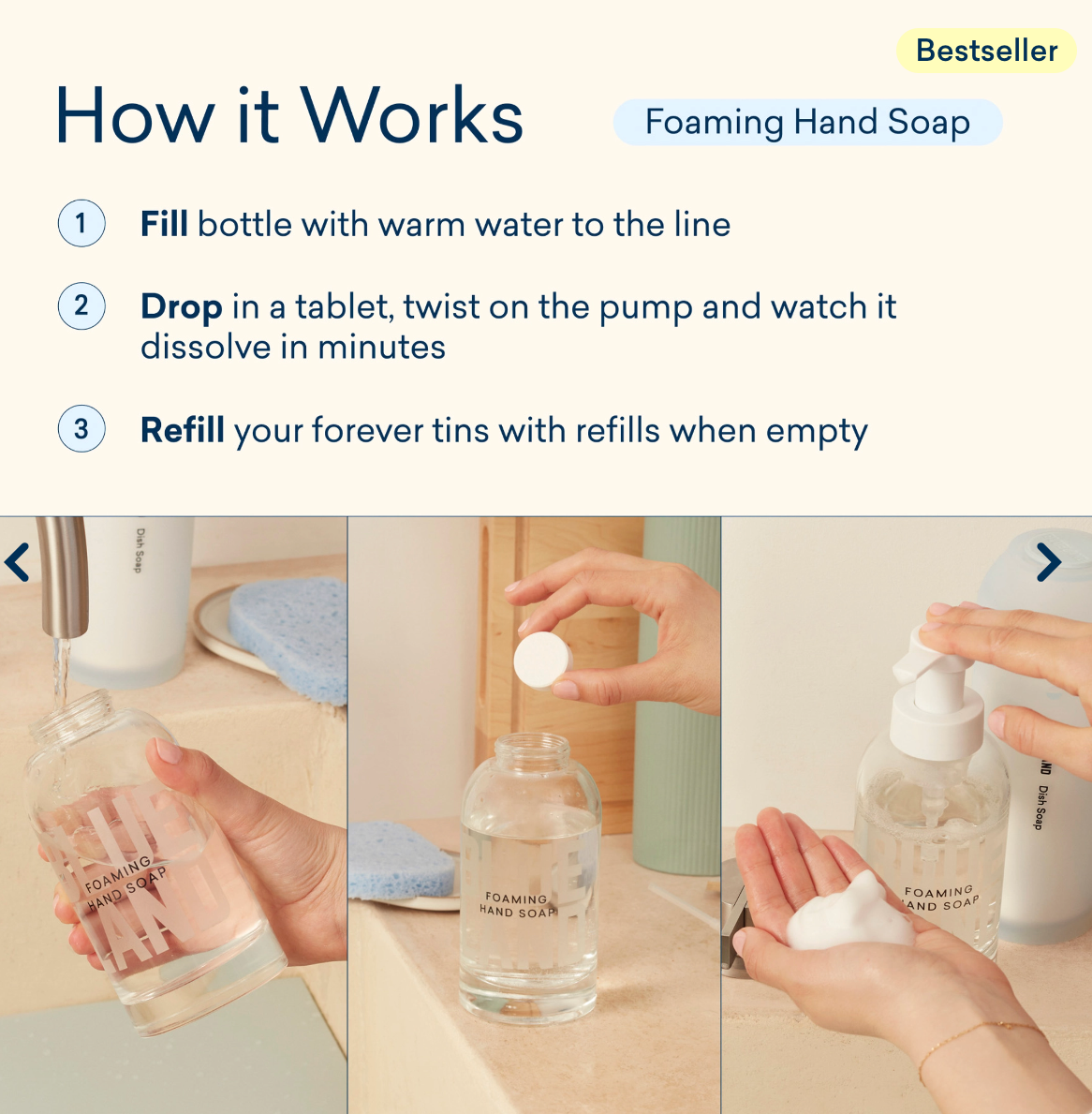 Blueland Foaming Hand Soap Refill - 3PK