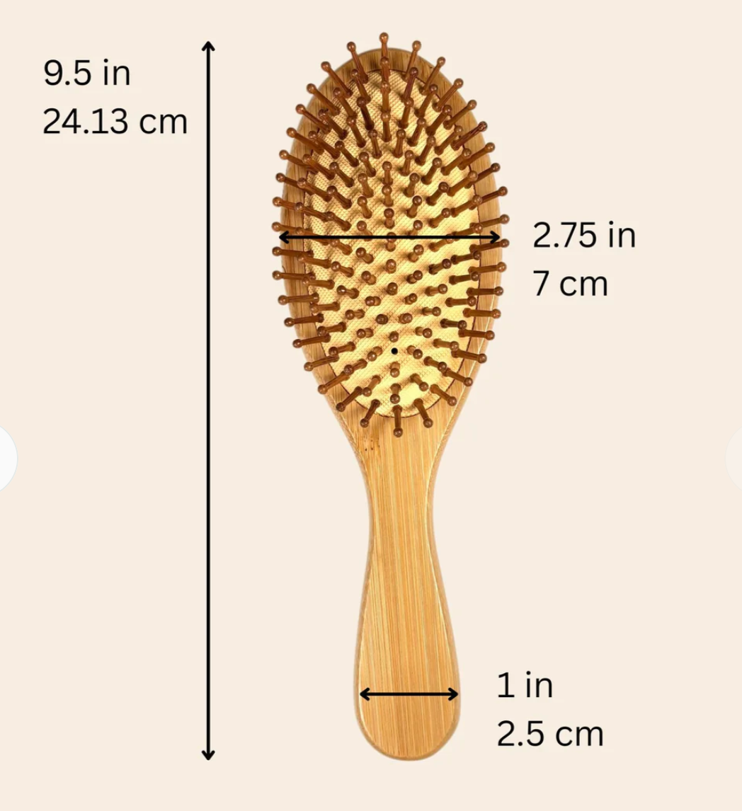 Bamboo Switch - Bamboo Paddle Hairbrush - Round