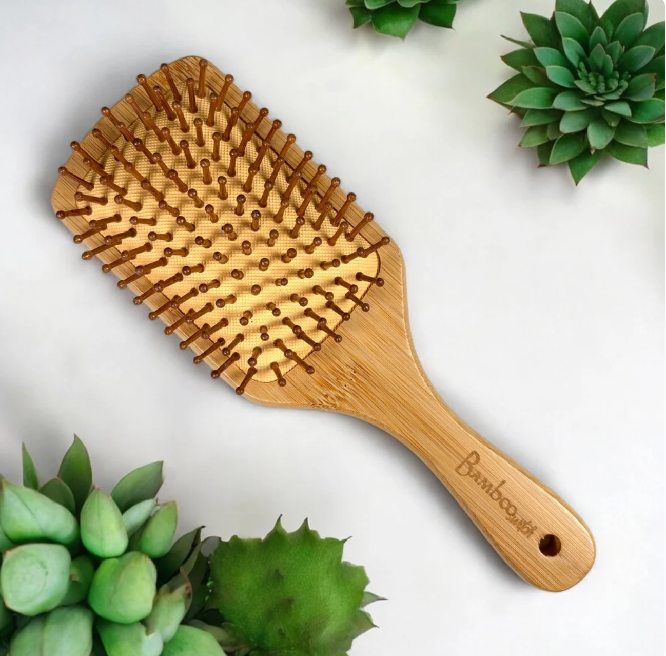 Bamboo Switch - Bamboo Paddle Hair Brush - Adult