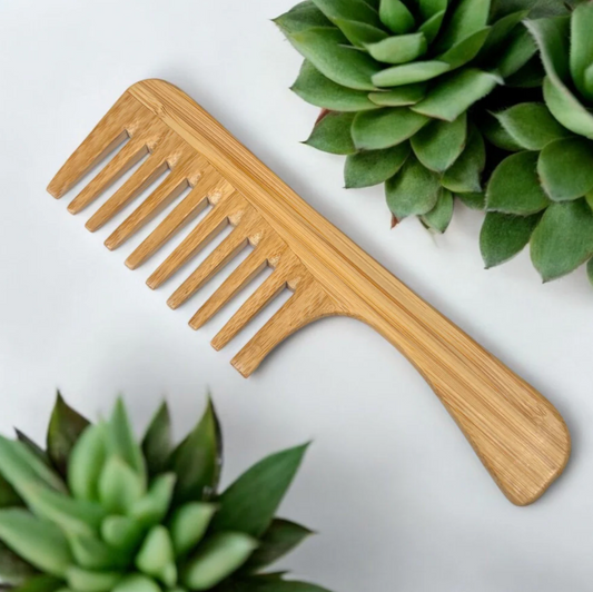 Bamboo Switch - Bamboo Detangling Wide Comb, Flat Teeth