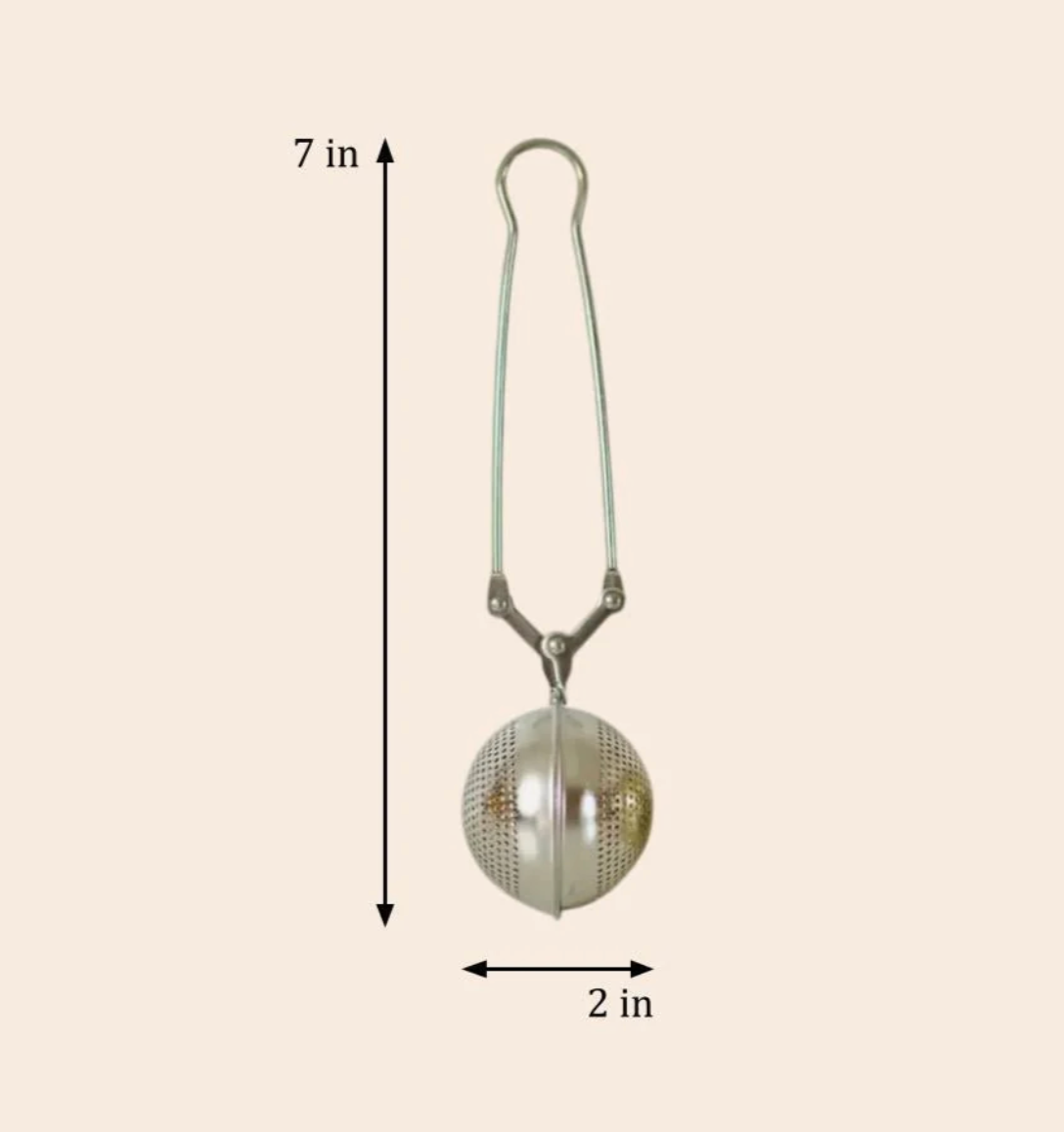 Bamboo Switch - Stainless Steel Tea Strainer