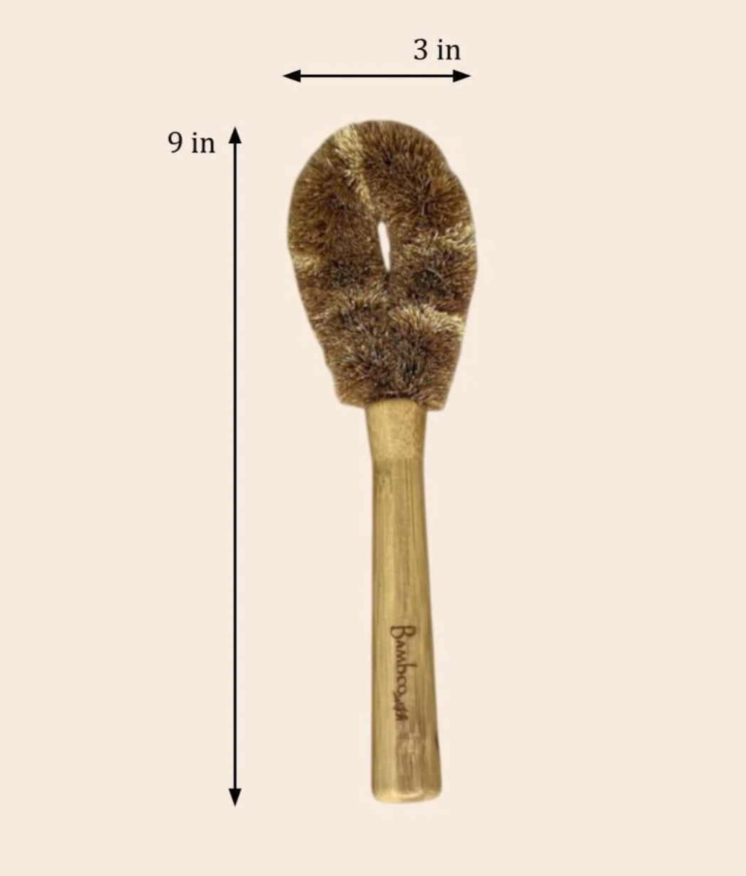 Bamboo Switch - Bamboo Drink Ware Round Cleaning Brush