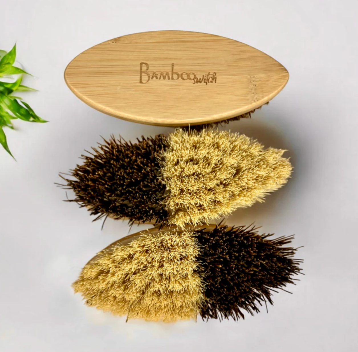 Bamboo Switch - Double-Sided Bamboo Cleaning Brush