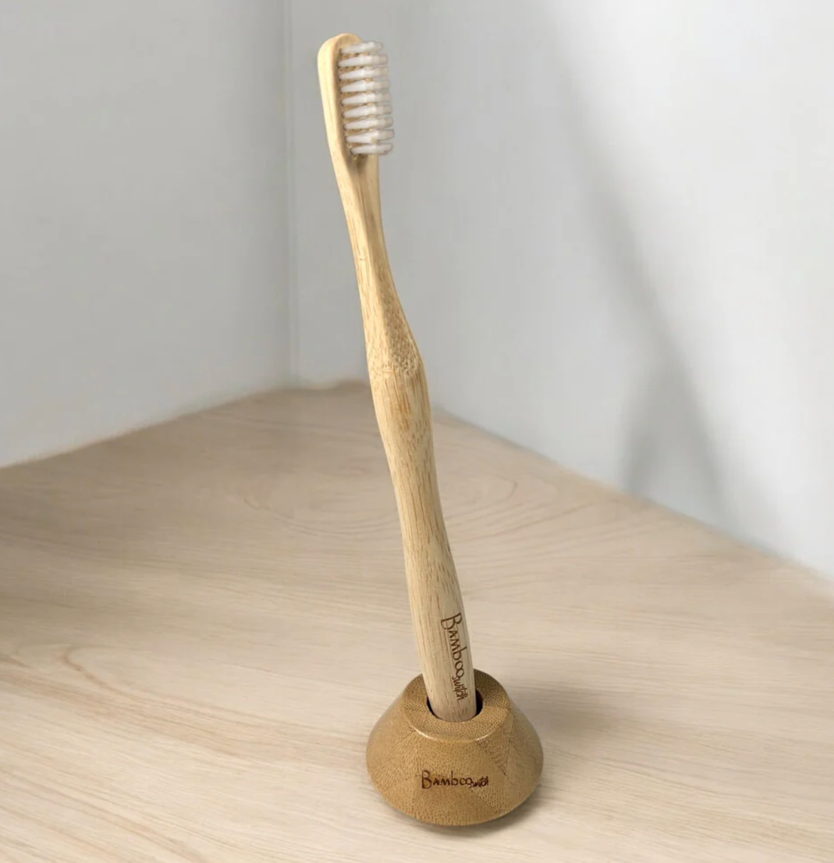Bamboo Switch - Bamboo Toothbrush Stand
