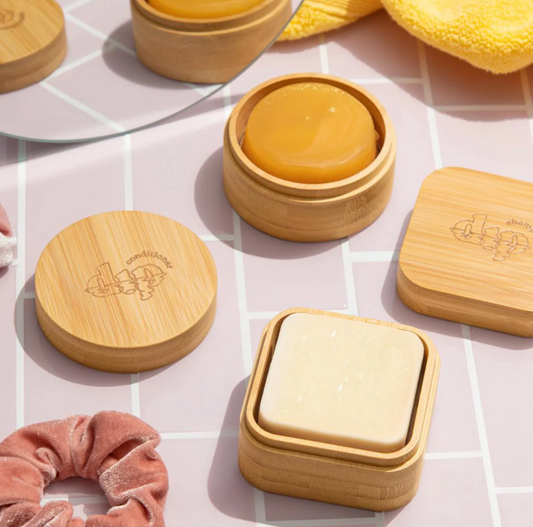 Dip Full Size Bamboo Travel Case, Shampoo or Conditioner
