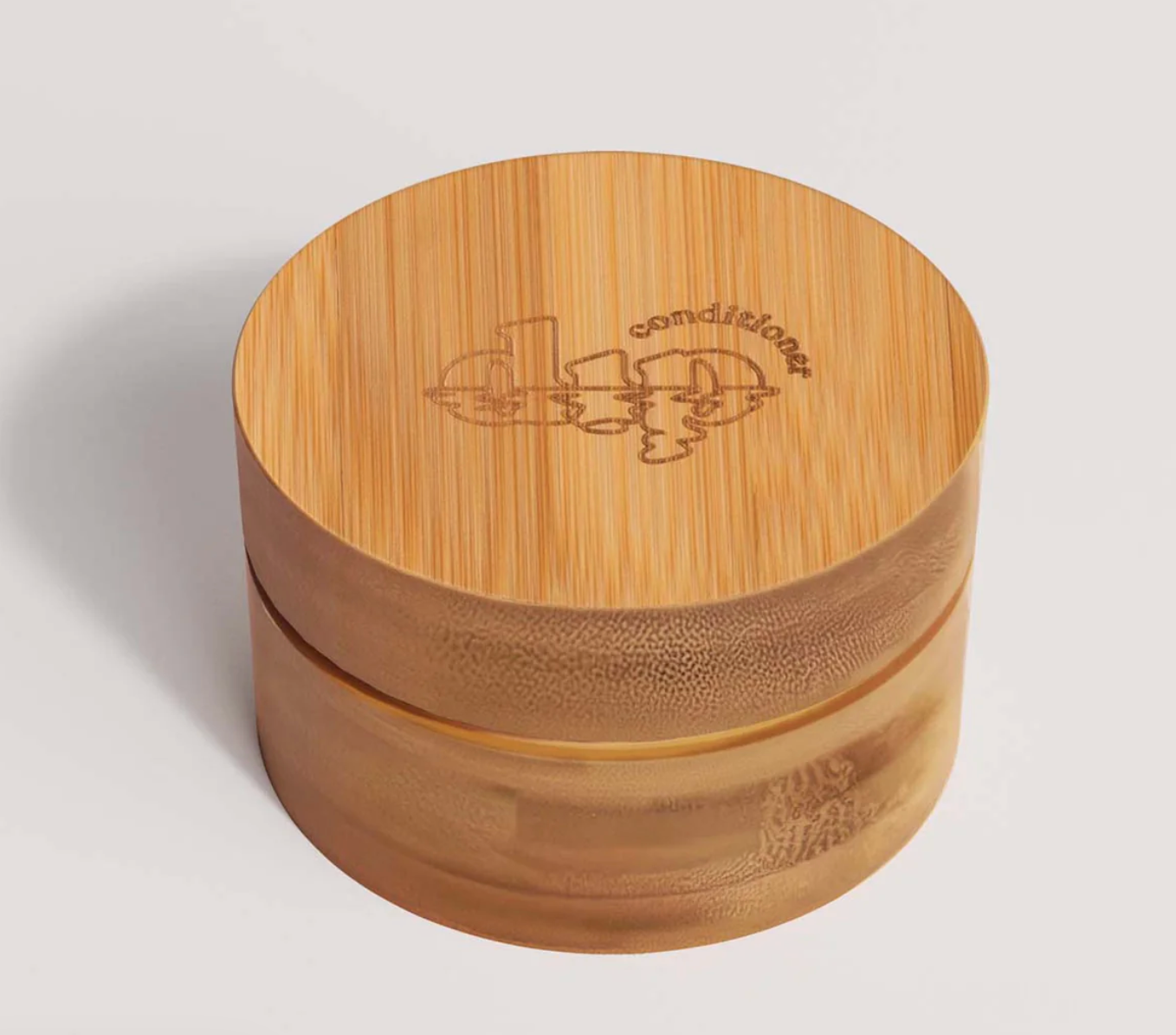 Dip Full Size Bamboo Travel Case, Shampoo or Conditioner