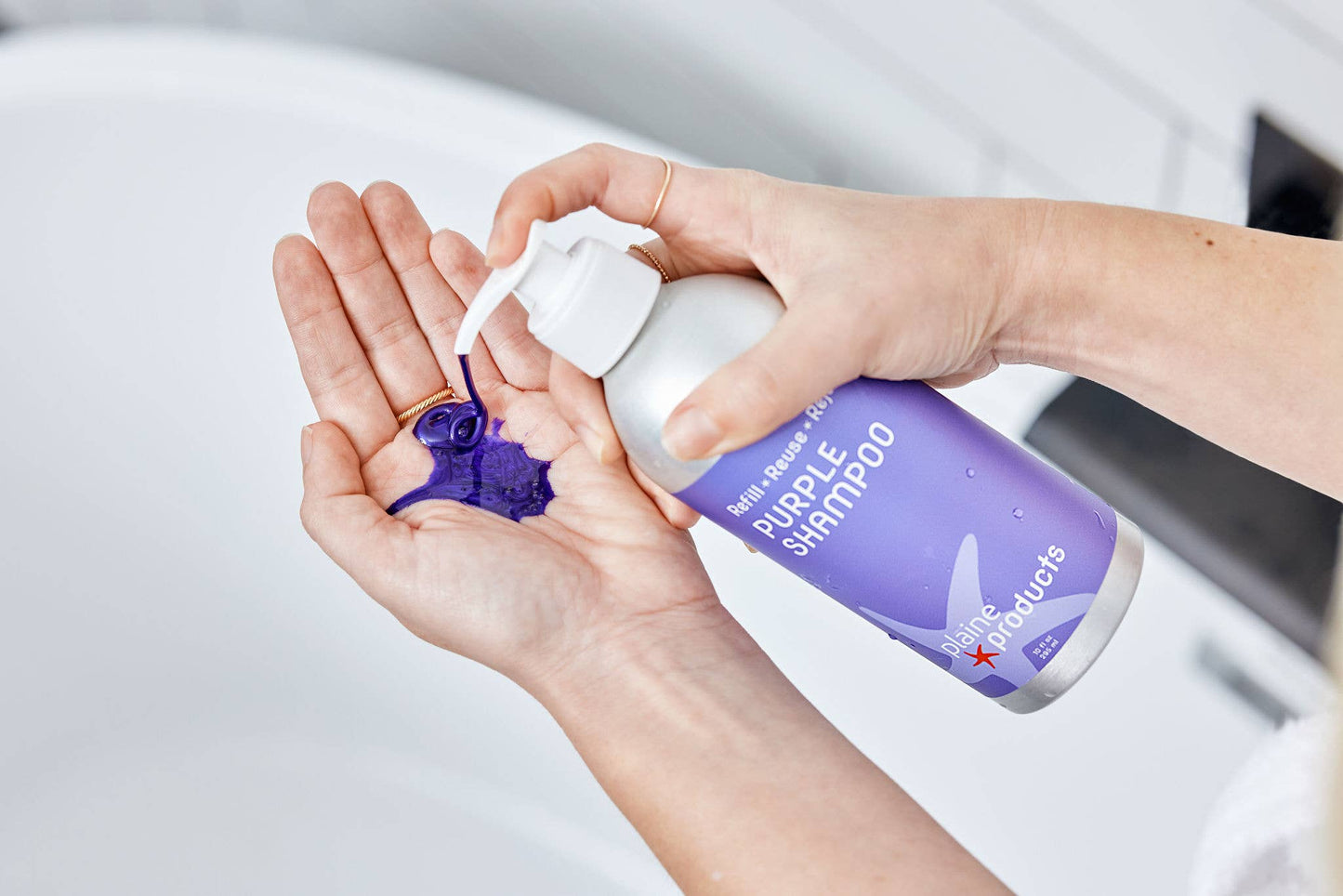 Plaine Products - 10 oz Purple Shampoo (pump not included)