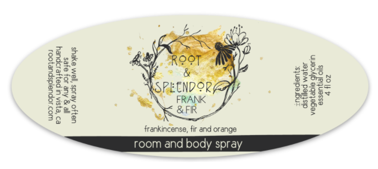 Frank & Fir - Frankincense, Fir & Orange: 4 fl oz