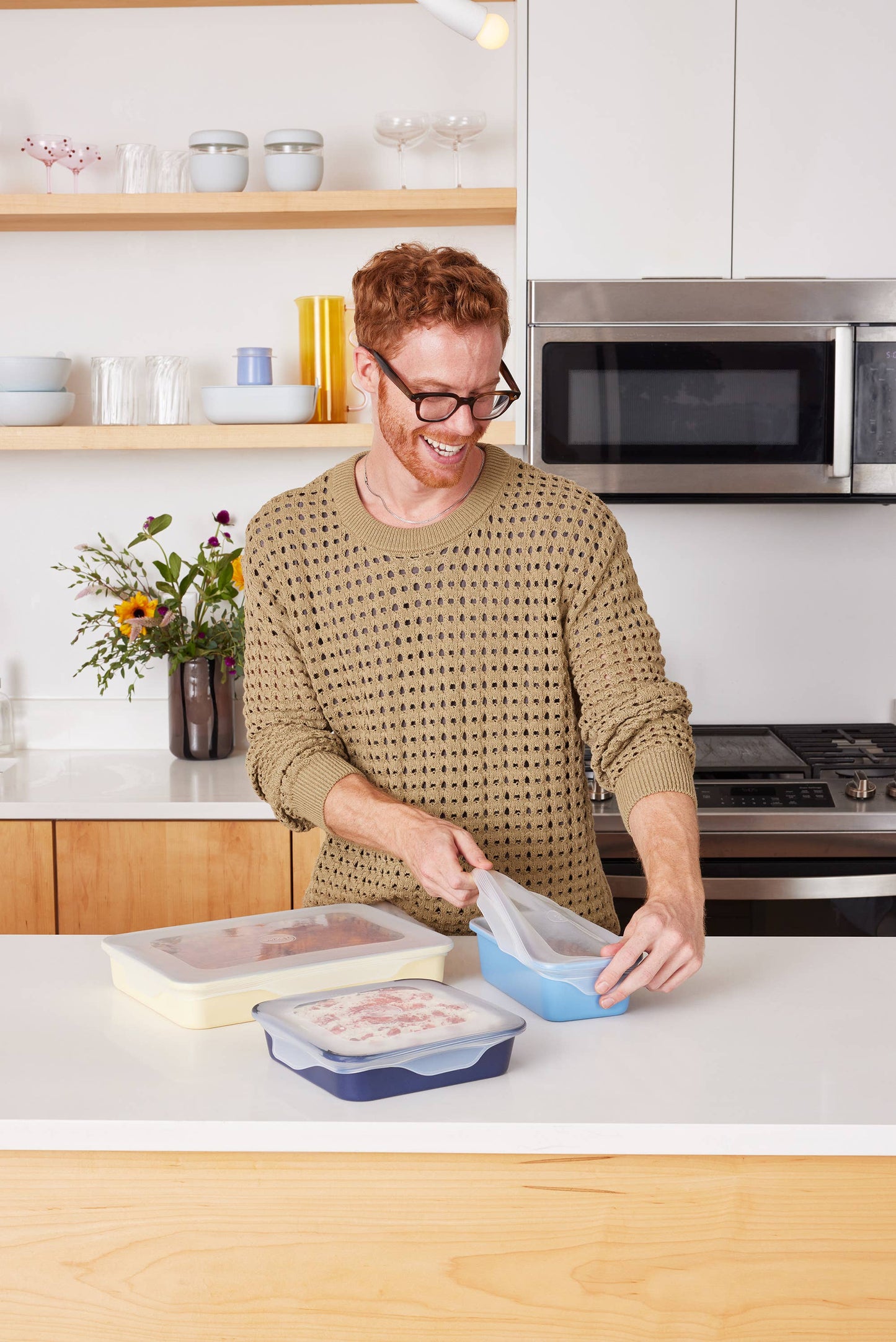W&P - Reusable Silicone Stretch Baking Lids - Set of 3