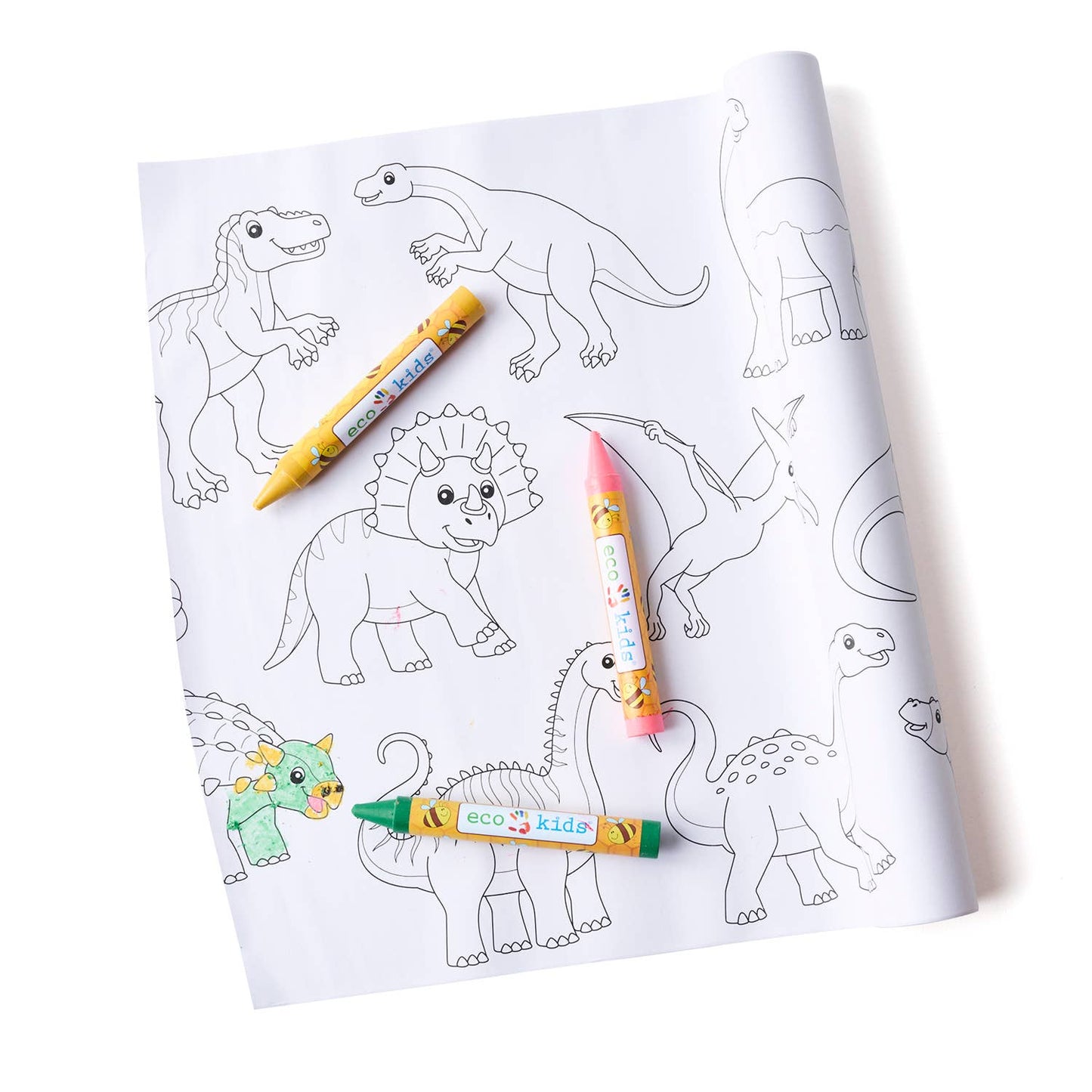 coloring scroll - dinosaur