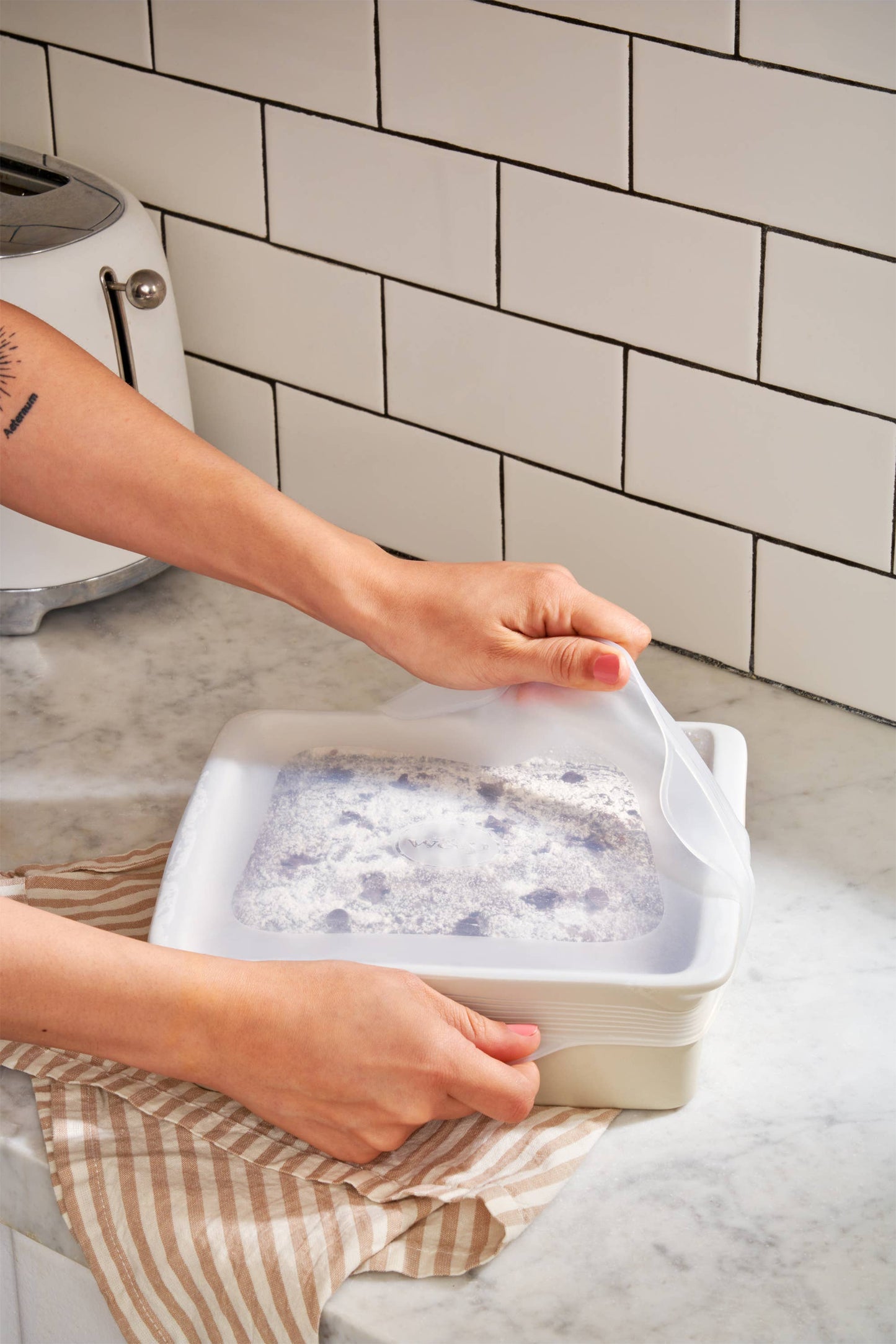 W&P - Reusable Silicone Stretch Baking Lids - Set of 3