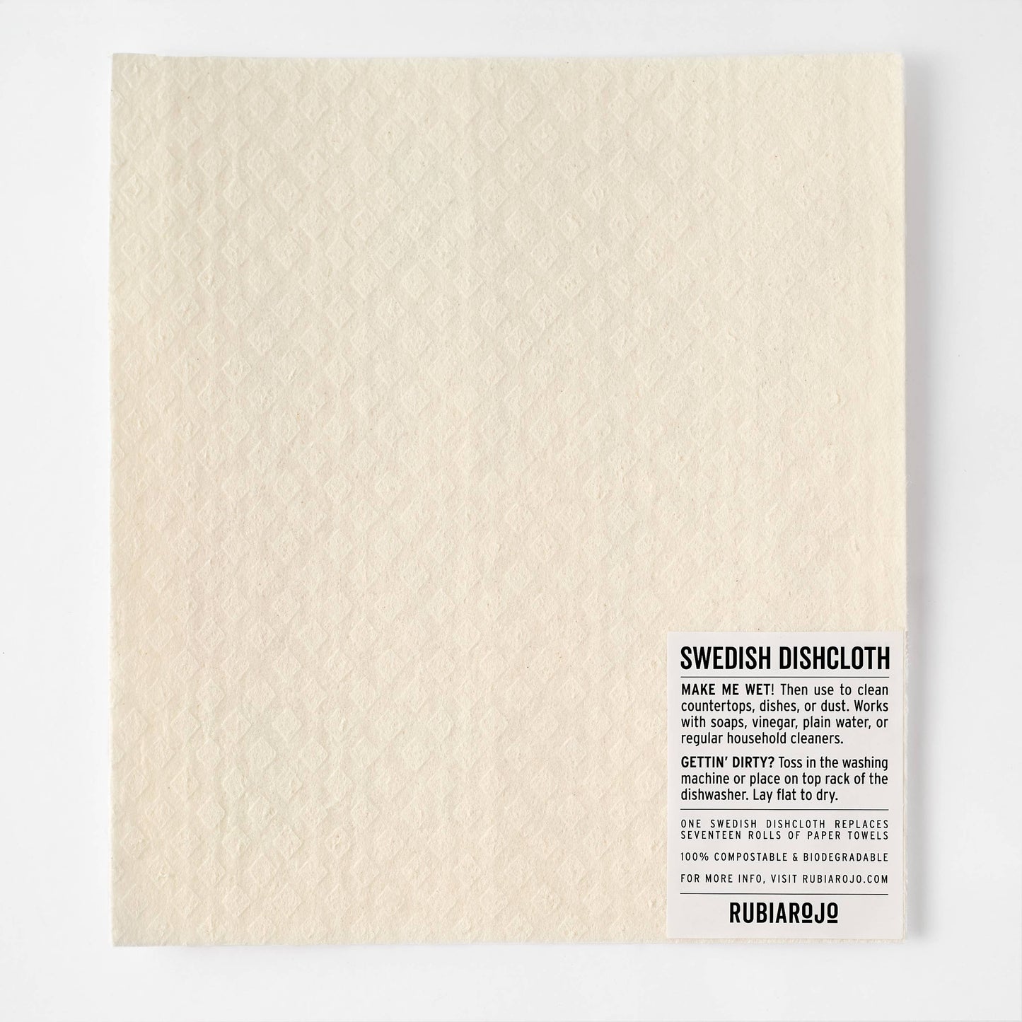 RubiaRojo - Festive AF holiday Swedish dishcloth | Stocking Stuffer