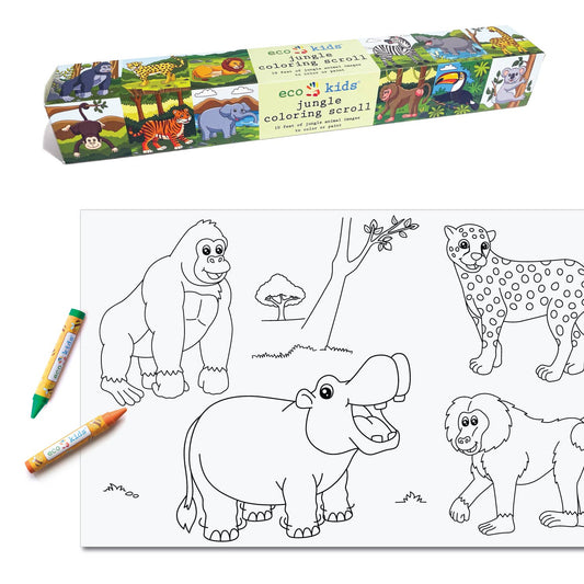 coloring scroll - jungle