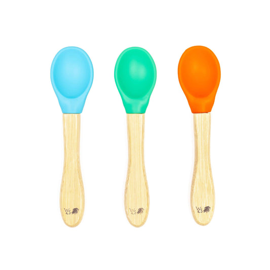 Wild and Stone - Baby Bamboo Weaning Spoons - Set of 3