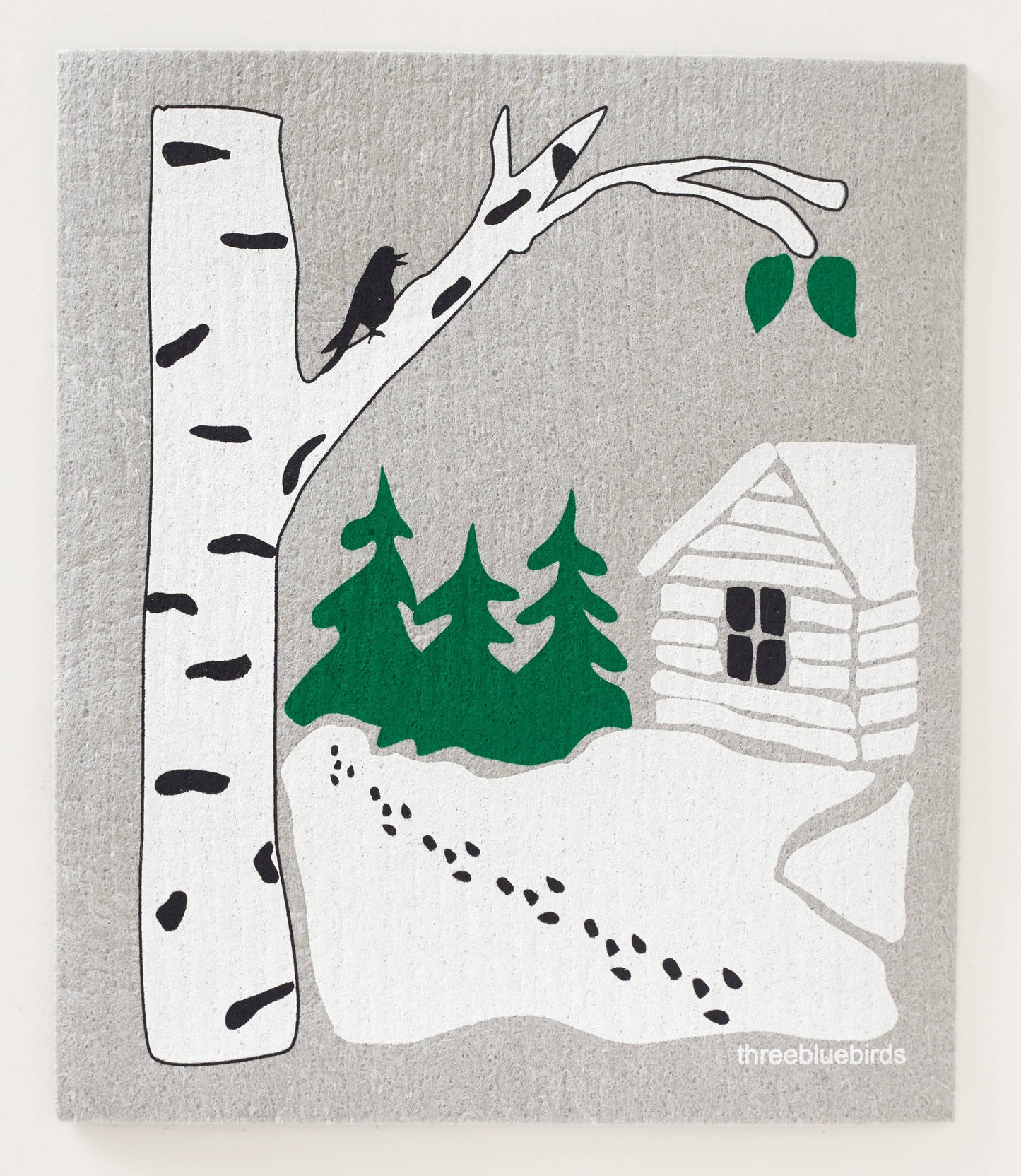 Three Bluebirds Swedish Dishcloths