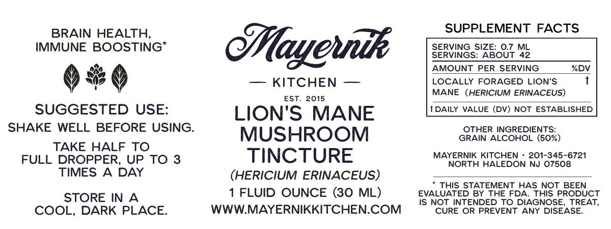 Lion’s Mane Mushroom Tincture