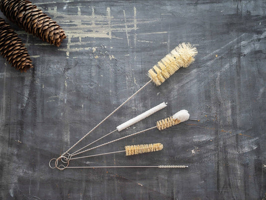 Sisal Bottle Brushes - Set of 5