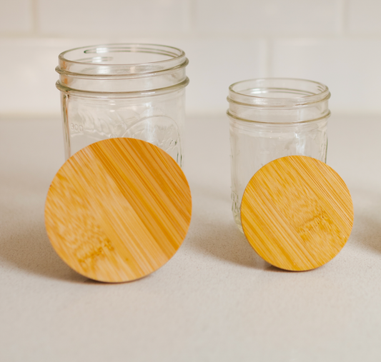 Bamboo Switch - Bamboo Mason Jar Lids