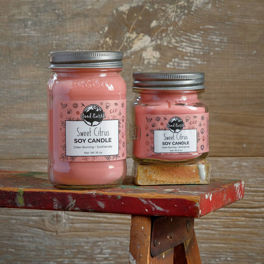 Good Earth Soap - Sweet Citrus Soy Candle, 8oz