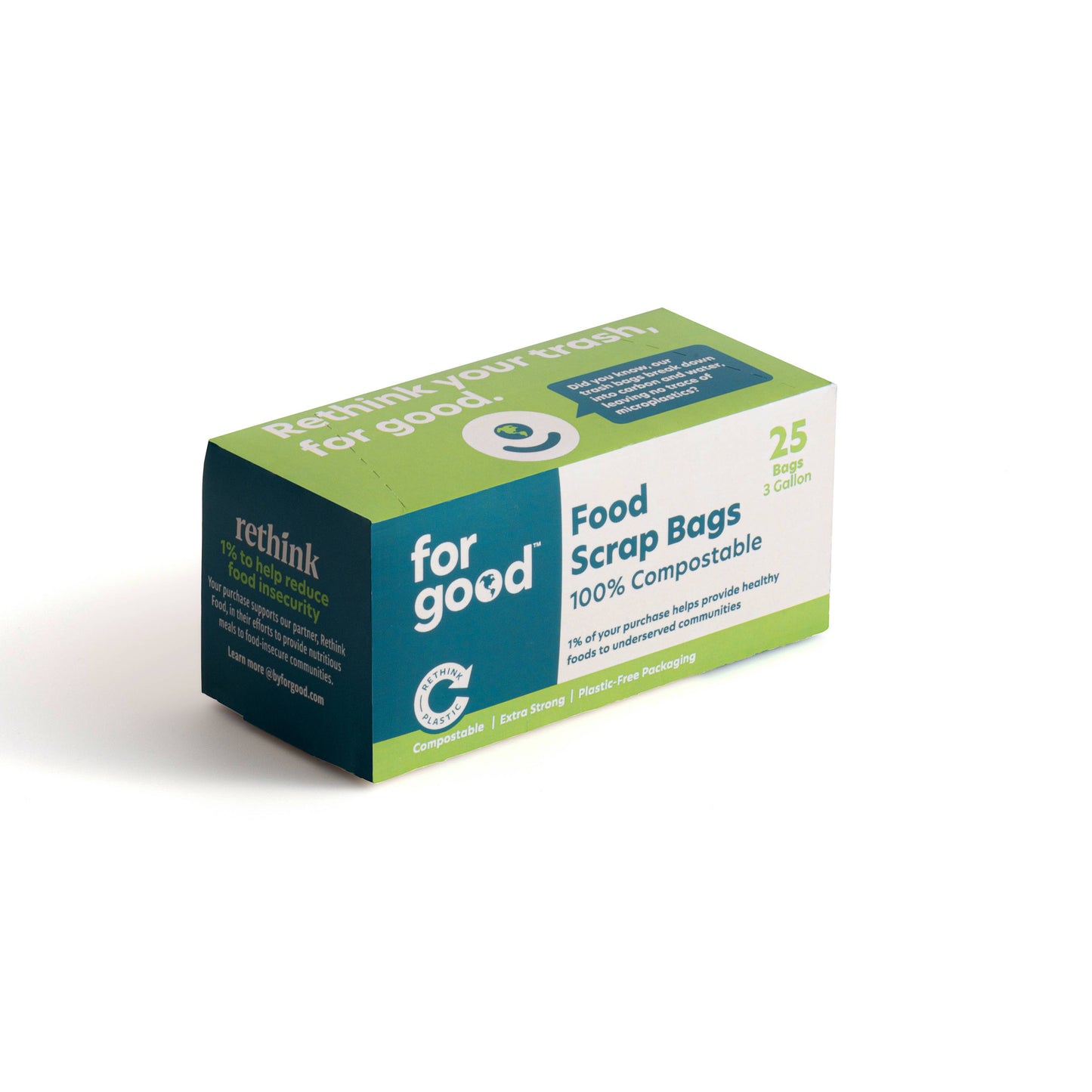 Full Circle Home - For Good Compostable 3 Gallon Trash Bags