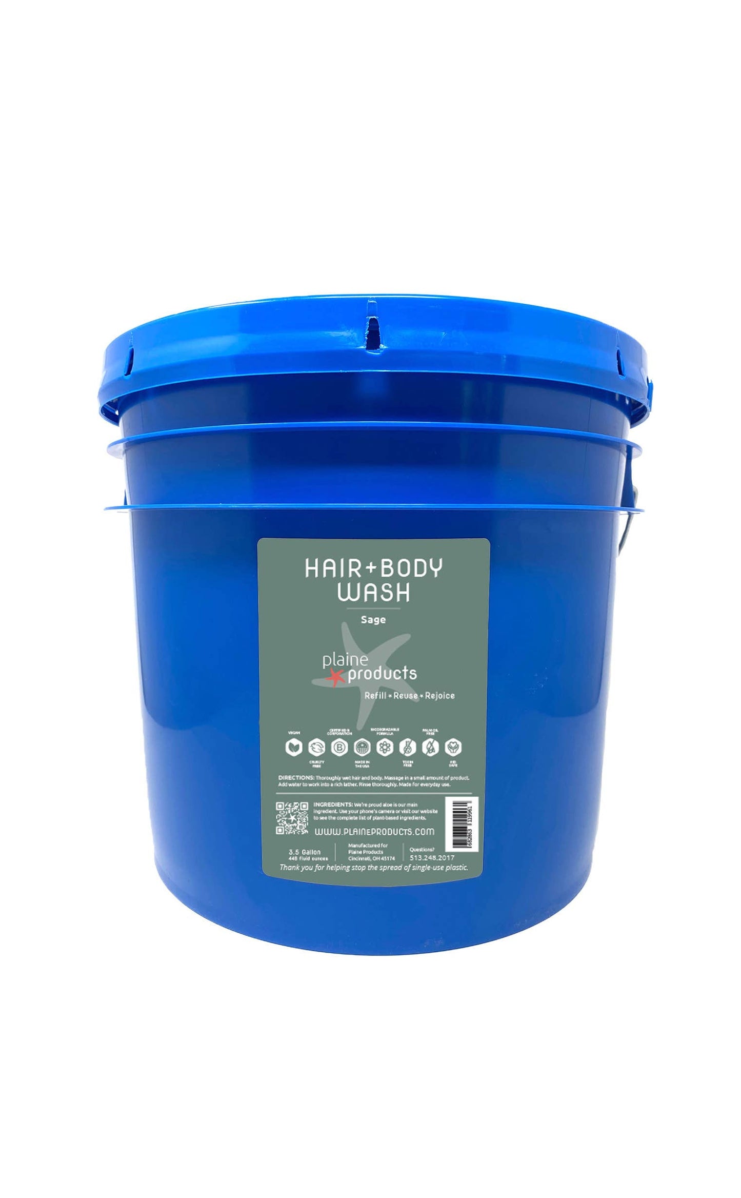 Plaine Products - Shampoo + Body Wash REFILL OZ