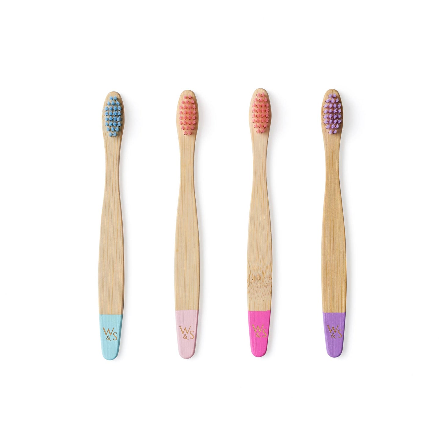 Wild and Stone - Children's Bamboo Toothbrush (FSC 100%) - 4 Pack