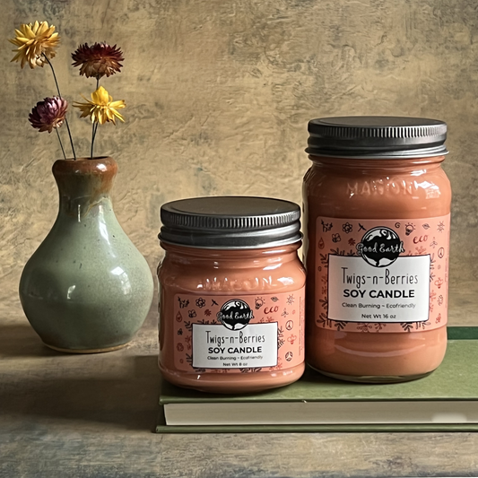 Good Earth Soap - Twigs and Berries Soy Candle, 8oz