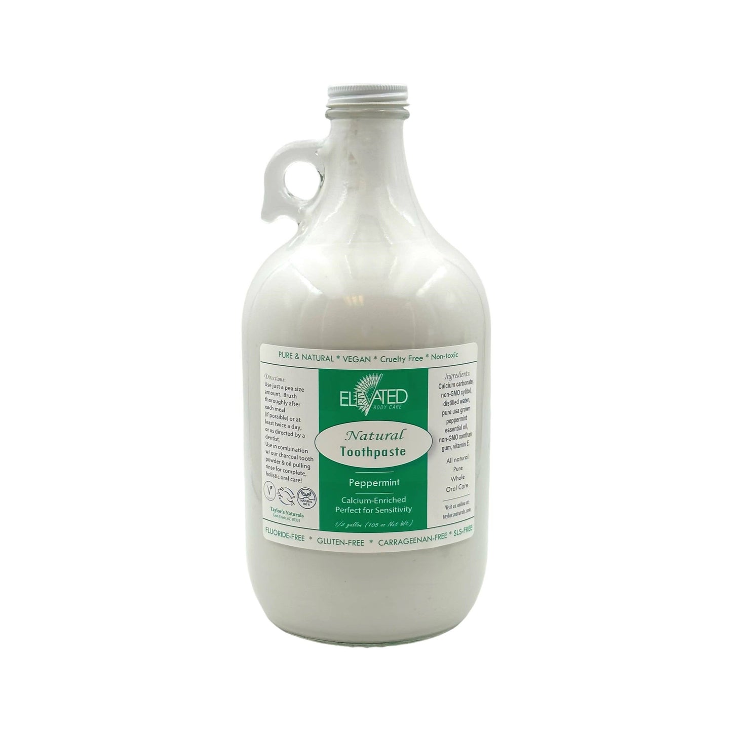 Taylor's Naturals - ELEVATED - Natural Toothpaste - REFILL