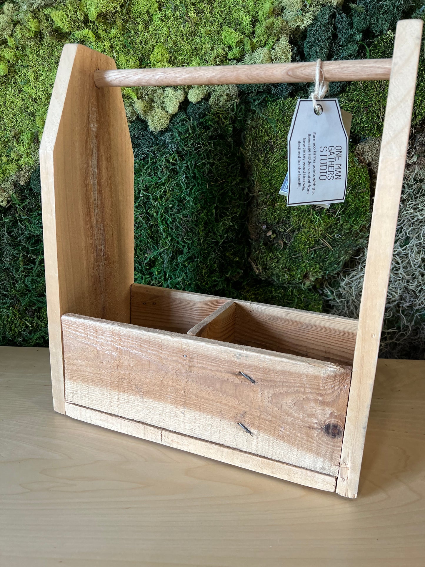 Reclaimed Wood Growler Carrier