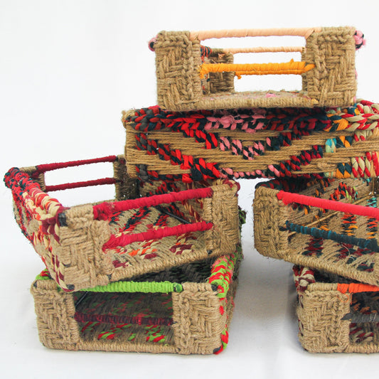 Madhuri Upcycled Textile Tray
