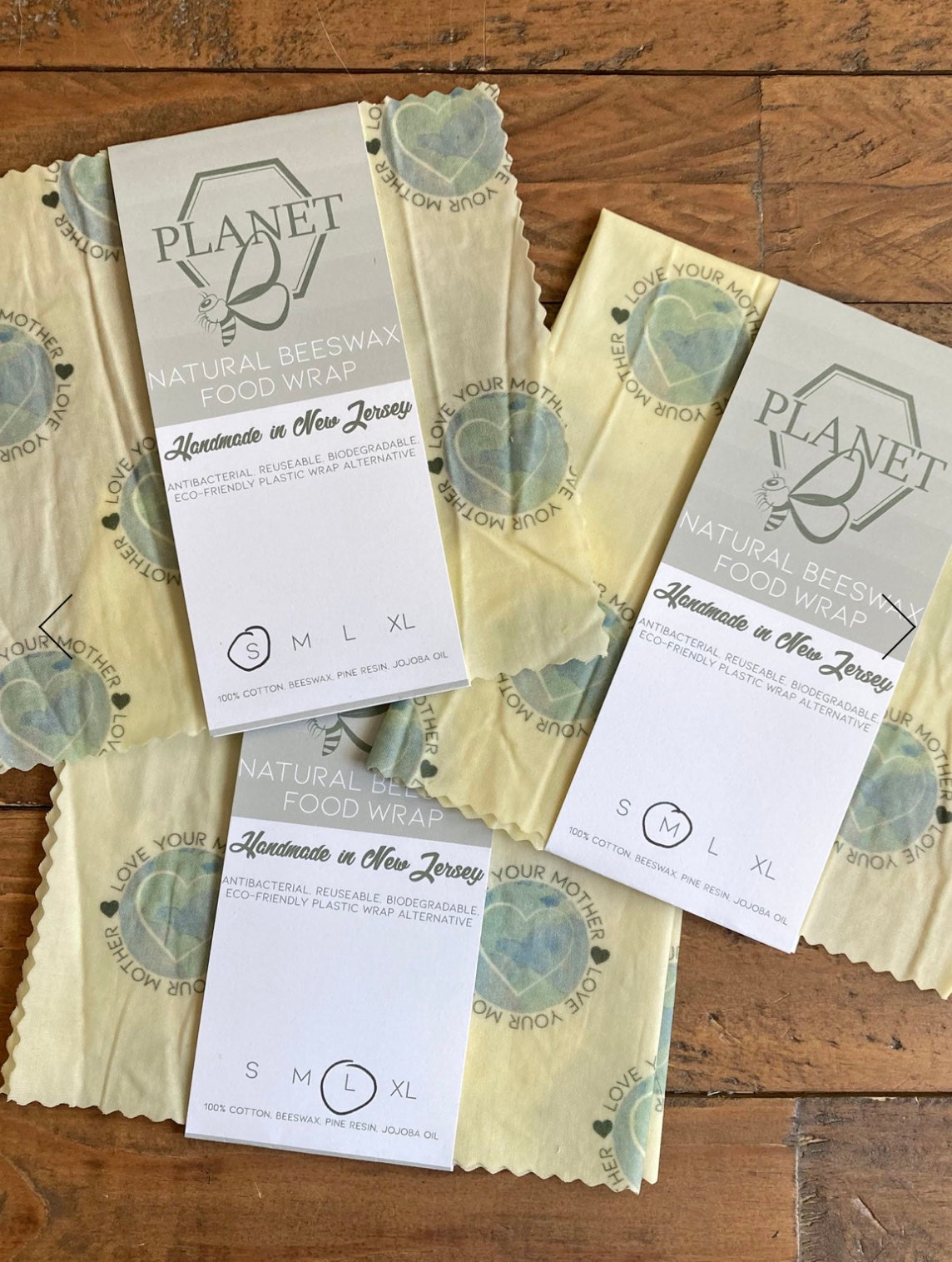 Planet B - Beeswax Wrap Starter Set