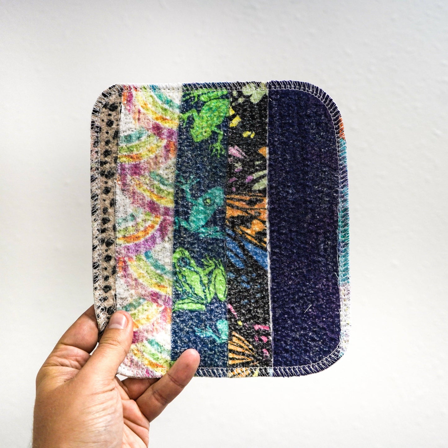 Marley's Monsters - SCRAP FELT DISH CLOTH: Cotton