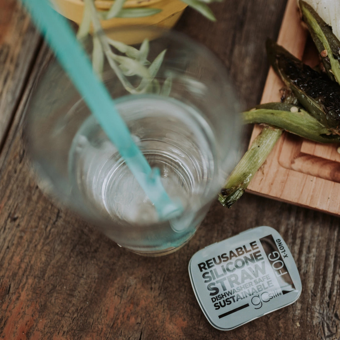 Travel Straw Tin - Extra Long