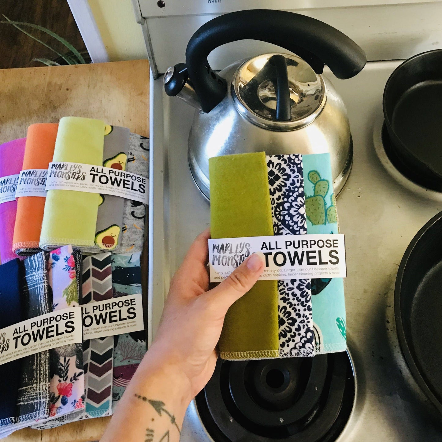 Marley's Monsters - ALL-PURPOSE TOWELS 3PK